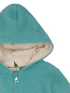 Wollfleece - Jacke mit Kapuze - loud + proud - 3166 - ore - 62/68