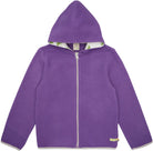 Wollfleece - Jacke mit Kapuze - loud + proud - 3135K - vio - 134/140