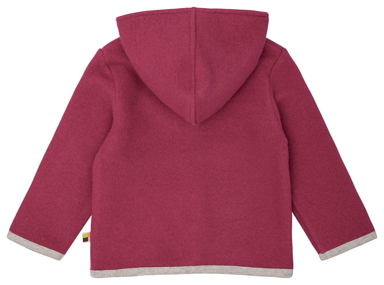 Wollfleece - Jacke mit Kapuze - loud + proud - 3149 - rou - 62/68