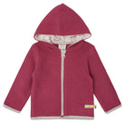 Wollfleece - Jacke mit Kapuze - loud + proud - 3149 - rou - 62/68