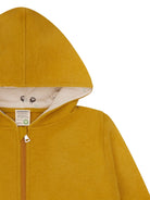 Wollfleece - Jacke mit Kapuze - loud + proud - 3166K - cur - 134/140
