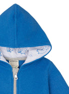 Wollfleece - Jacke mit Kapuze - loud + proud - 3149 - azu - 62/68