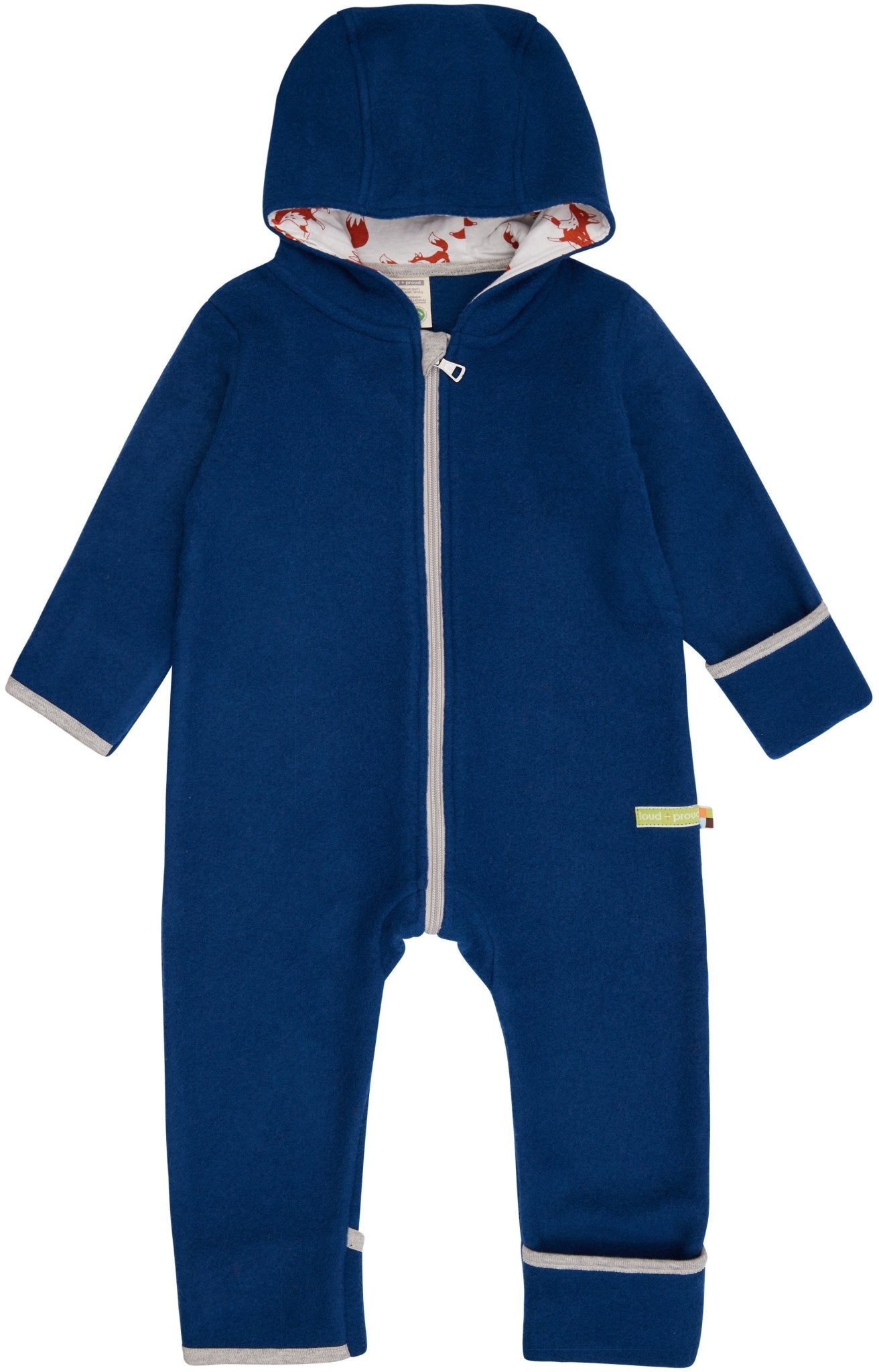 Wollfleece - Overall aus Bio Wolle - loud + proud - 5140 - ul - 50/56