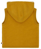 Wollfleece - Weste mit Kapuze - loud + proud - 3167 - cur - 62/68
