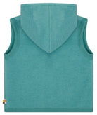 Wollfleece - Weste mit Kapuze - loud + proud - 3167 - ore - 62/68
